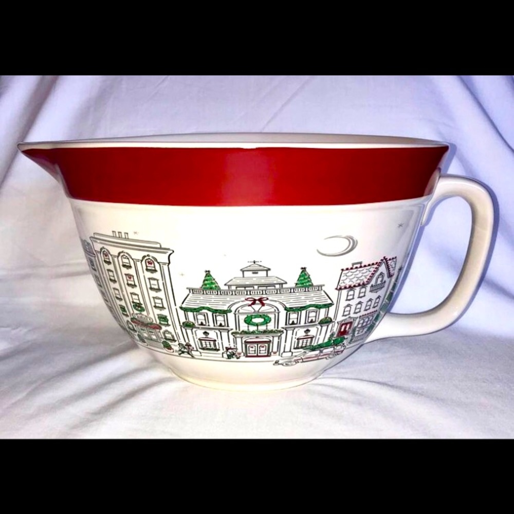 Christmas Batter Bowl The Bake Shop Santa Sleigh Tree Snowman Master Class